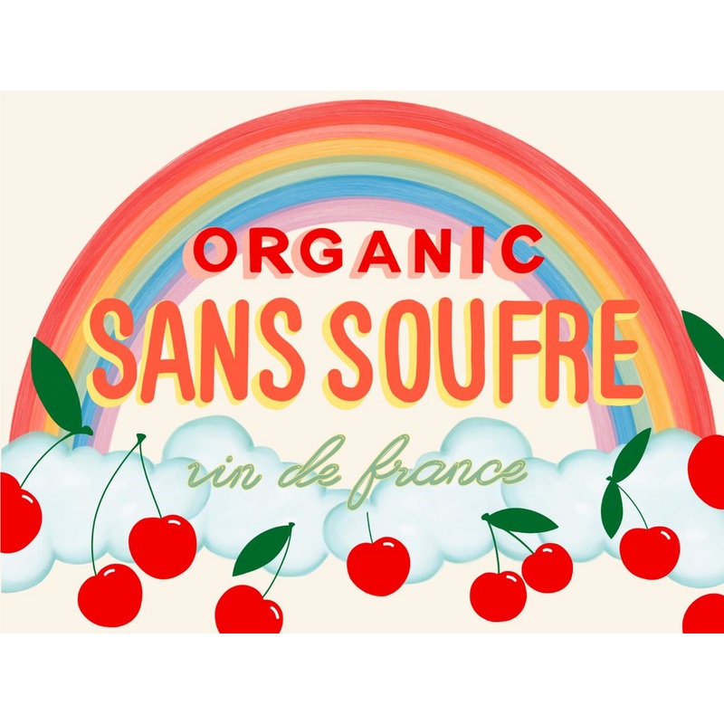Cherries & Rainbows Vin De France Organic Sans Soufre Red Blend 750ml