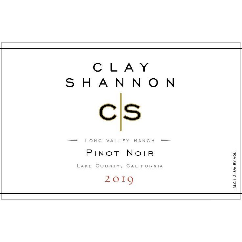 Clay Shannon Lake County Pinot Noir 750ml