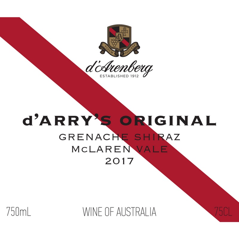 D’Arenberg D’Arrys Original McLaren Vale Grenache-Shiraz 750ml