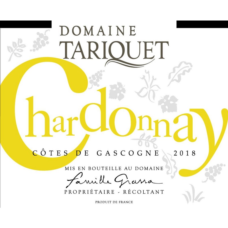 Domaine Tariquet Cotes de Cascogne IGP Chardonnay 750ml