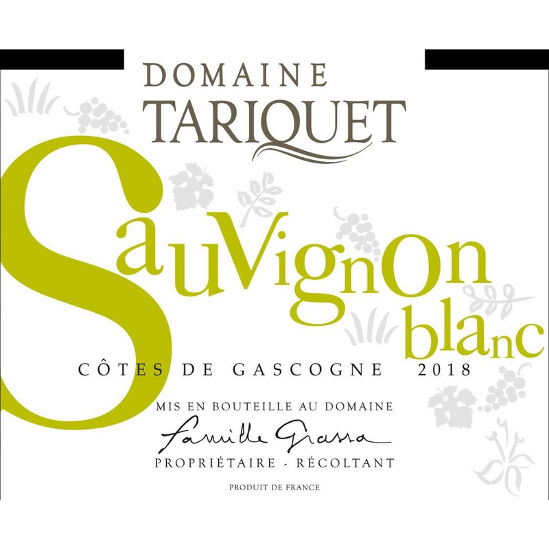 Domaine Tariquet Cotes De Cascogne IGP Sauvignon Blanc 750ml