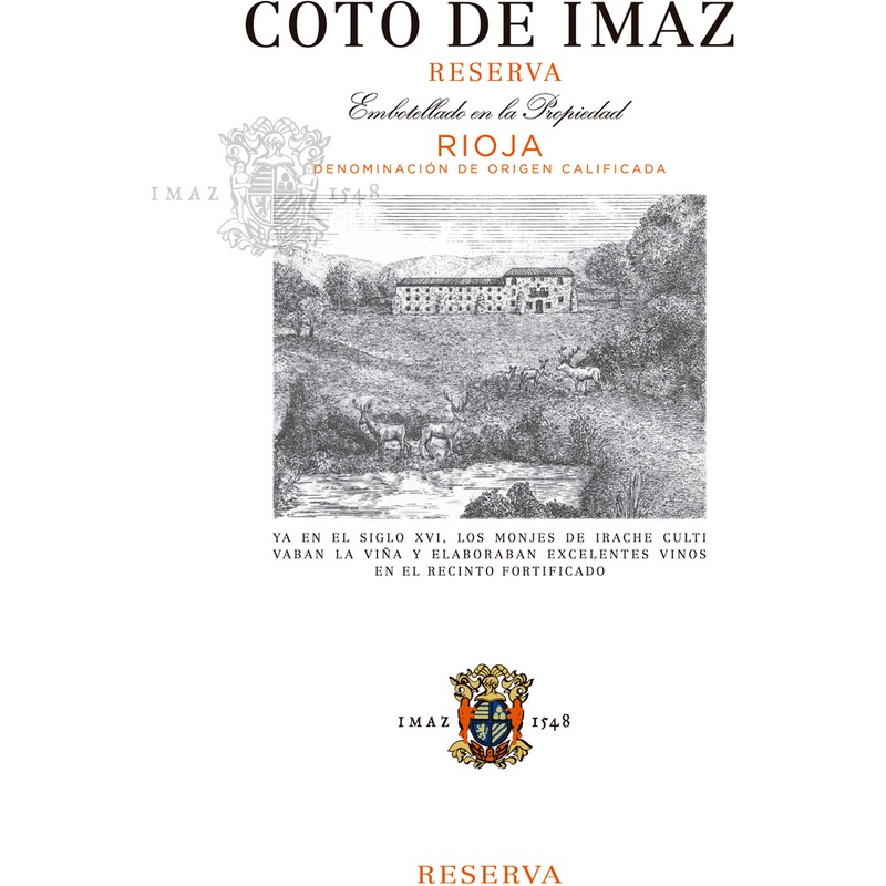 El Coto Imaz Rioja Reserva Tempranillo 750ml