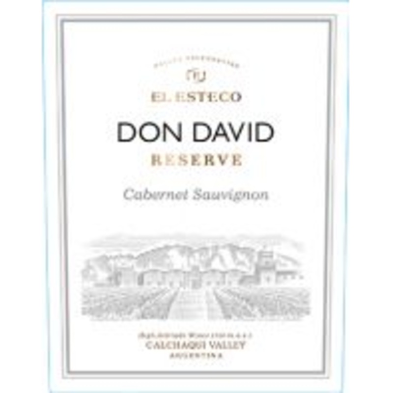 El Esteco Don David Reserve Cafayate Calchaqui Valley Cabernet Sauvignon 750ml