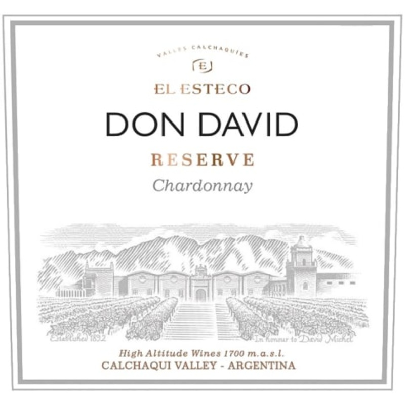 El Esteco Don David Reserve Cafayate Calchaqui Valley Chardonnay 750ml