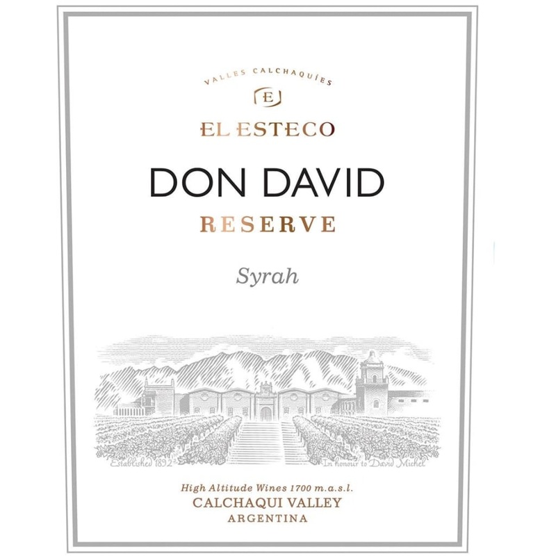 El Esteco Don David Reserve Cafayette Calchaqui Valley Syrah 750ml