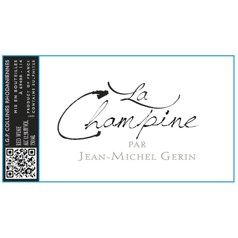 Domaine Jean-Michel Gerin La Champine Syrah 750ml