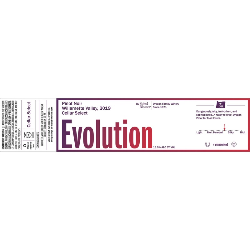 Evolution Willamette Valley Pinot Noir 750ml