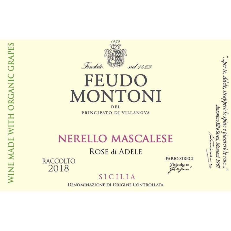 Feudo Montoni Rose Di Adele Sicily Nerello Mascalese 750ml
