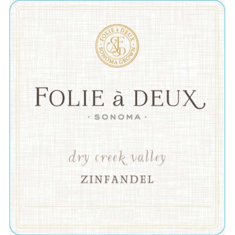 Folie A Deux Dry Creek Valley Zinfandel 750ml