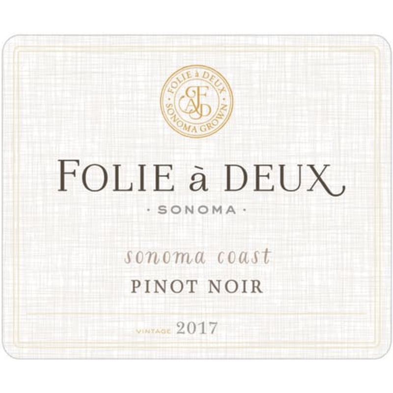 Folie A Deux Sonoma Coast Pinot Noir 750ml