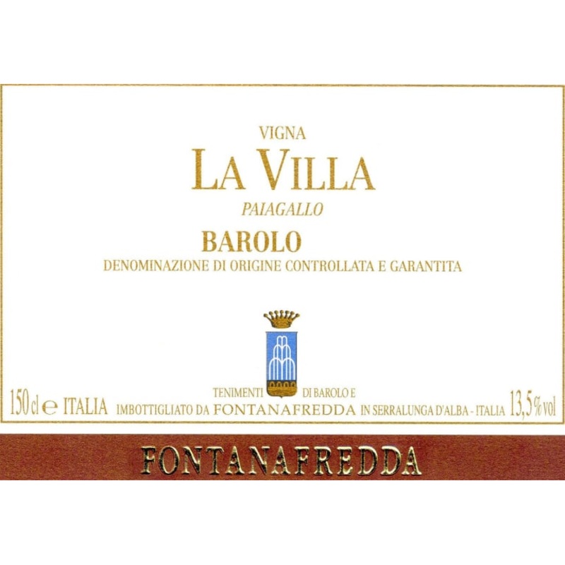 Fontanafredda Barolo Vigna La Villa Nebbiolo 750ml