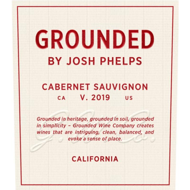 Grounded by Josh Phelps California Cabernet Sauvignon 750ml