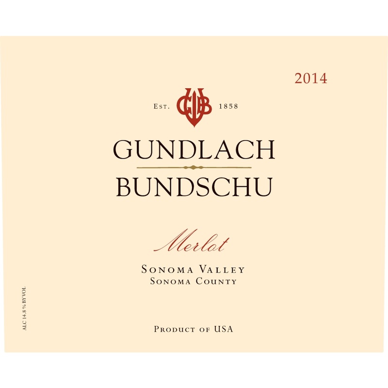 Gundlach Bundschu Sonoma Valley Merlot 750ml