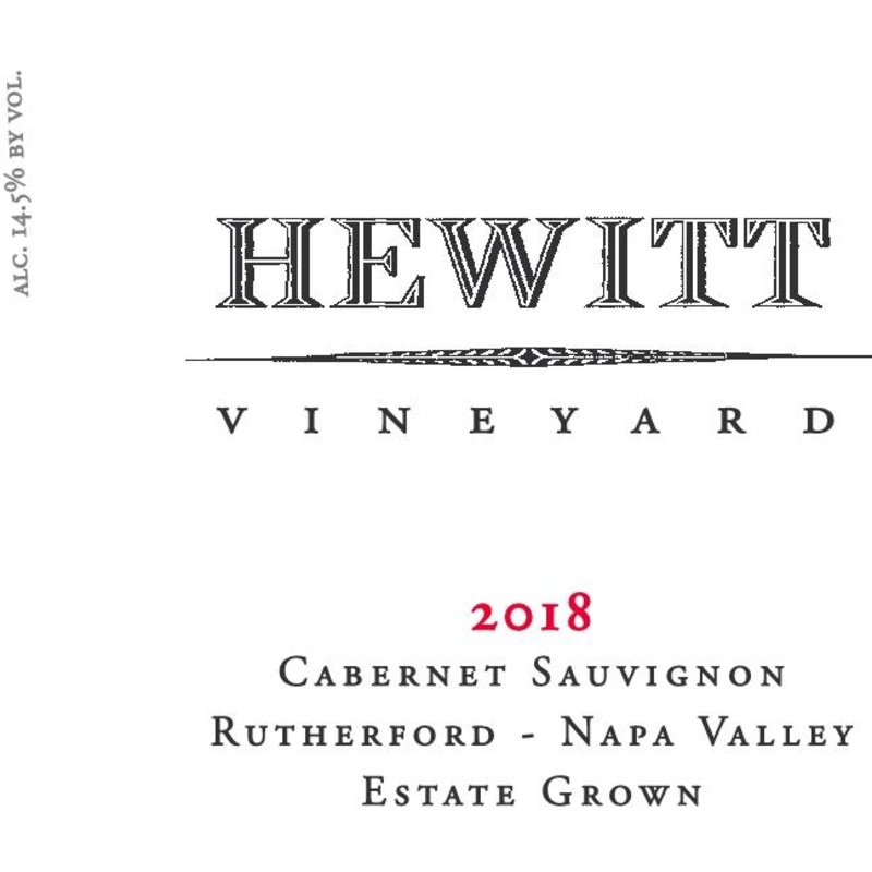 Hewitt Vineyard Napa Valley Cabernet Sauvignon 750ml