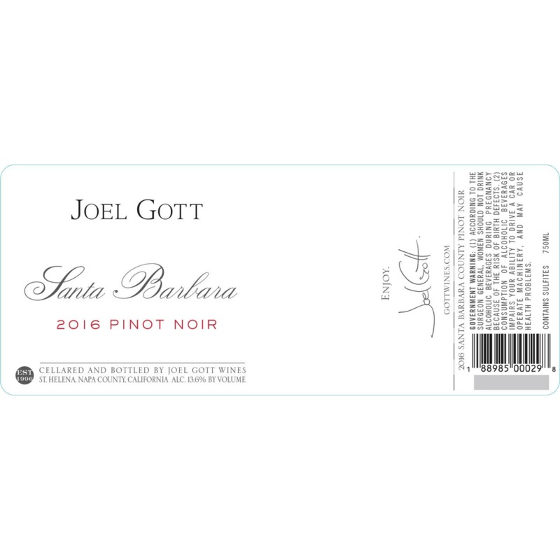 Joel Gott Santa Barbara Pinot Noir 750ml