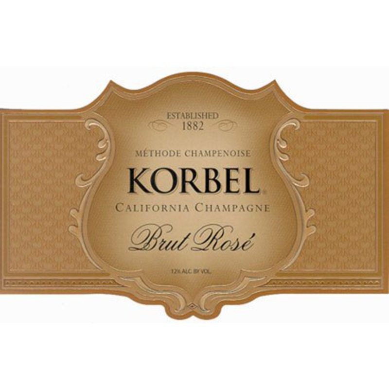Korbel Sparkling California Champagne Brut Rose 750ml