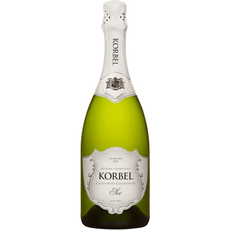 Korbel Sparkling California Sec Sparkling Champagne 750ml