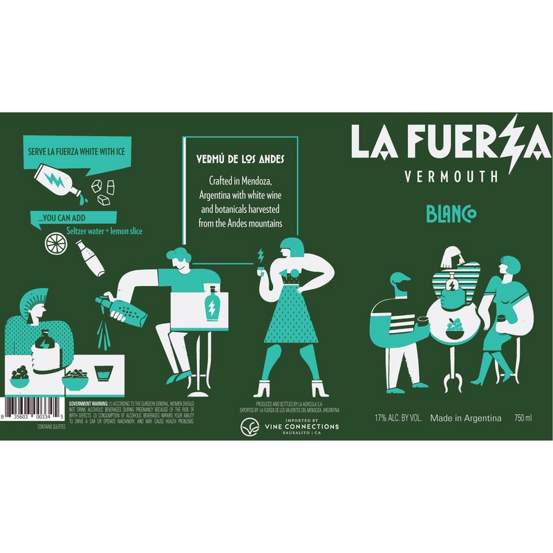 La Fuerza Mendoza Blanco Vermouth 750ml