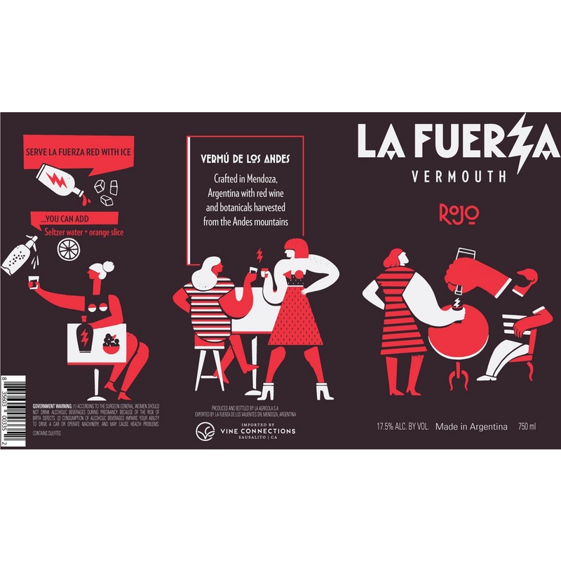 La Fuerza Mendoza Rojo Vermouth 750ml