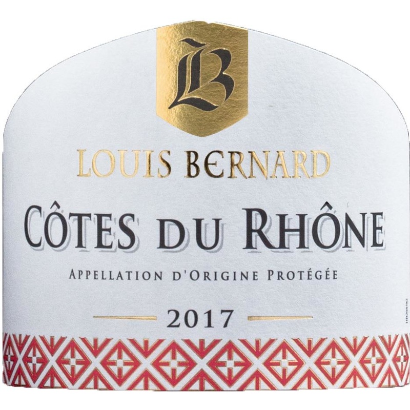 Louis Bernard Cotes Du Rhone Organic Red Blend 750ml