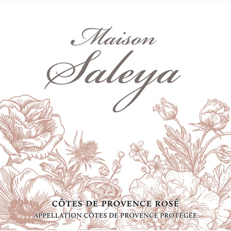 Maison Saleya Cotes De Provence Rose Cinsaut-Grenache 750ml