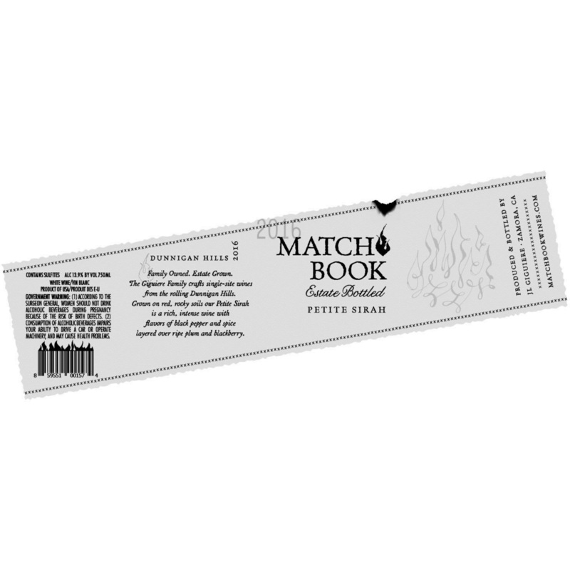 Matchbook Dunnigan Hills Petite Sirah 750ml