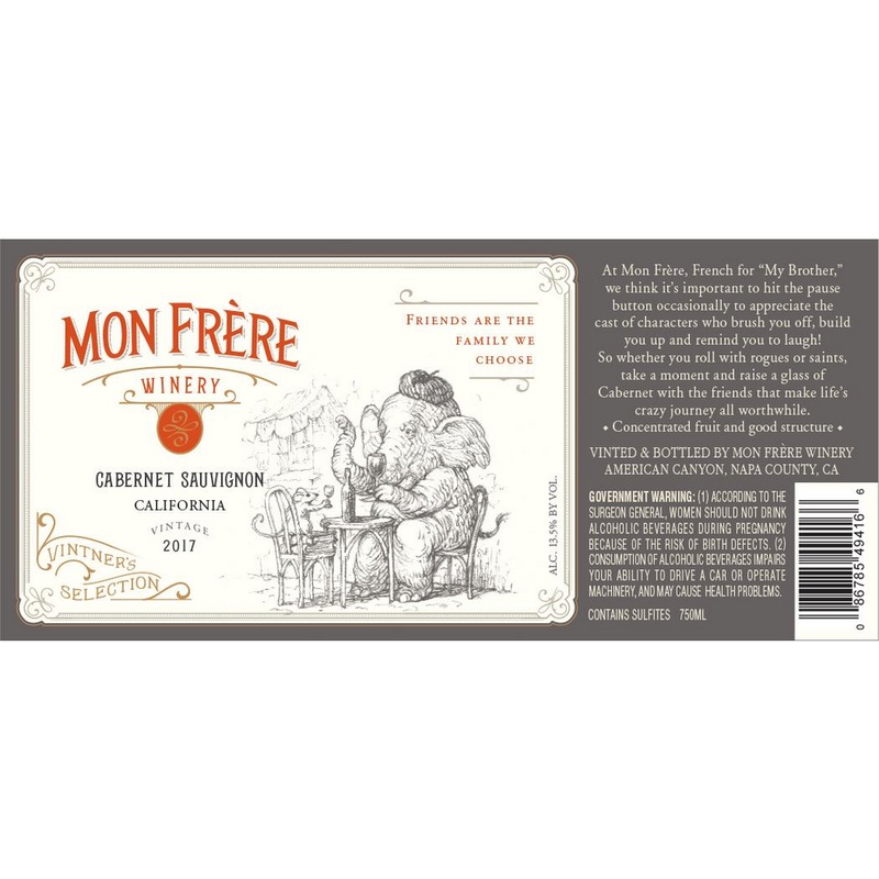 Mon Frere California Cabernet Sauvignon 750ml