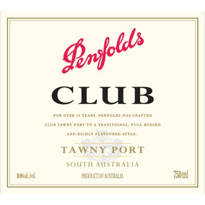 Penfolds Club South Australia Tawny Port 750ml
