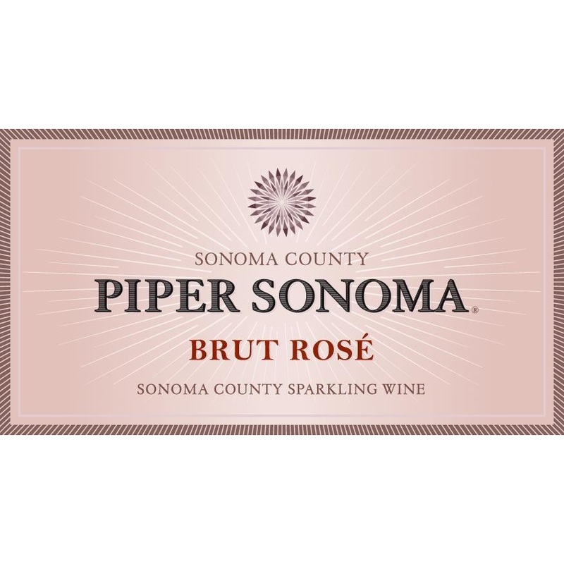 Piper Sonoma Sonoma County Brut Rose 750ml New Label