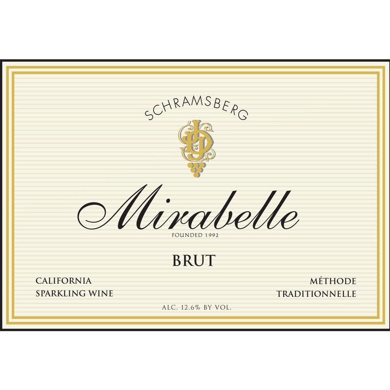 Schramsberg Mirabelle North Coast Brut Sparkling Blend 750ml