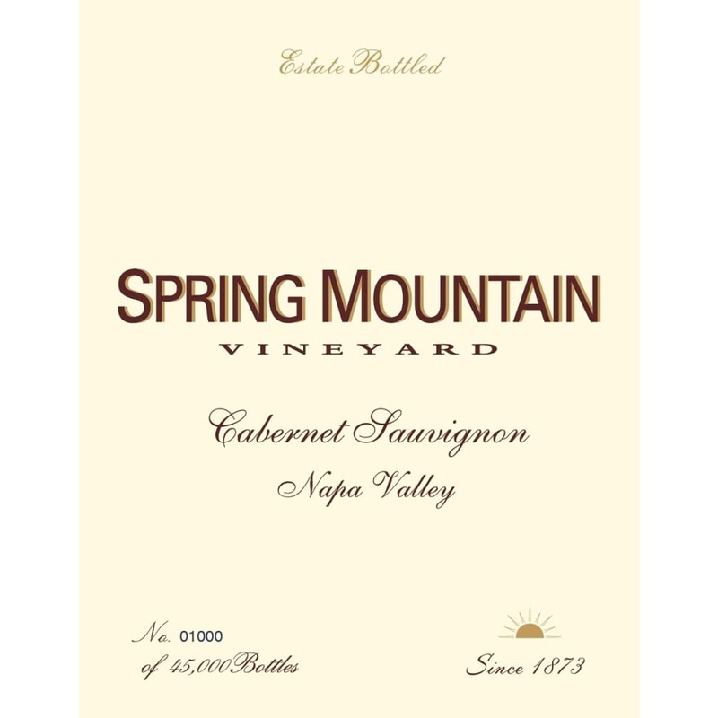 Spring Mountain Estate Cabernet Sauvignon 1979 750ml