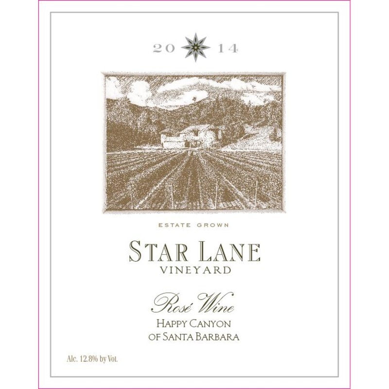 Star Lane Vineyard Happy Canyon Of Santa Barbara Rose 750ml