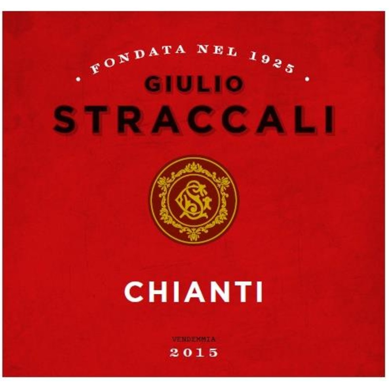 Straccali Chianti DOCG Sangiovese Blend 750ml Straw Basket