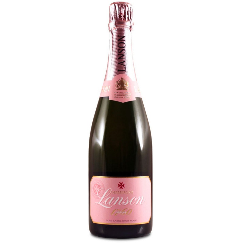 Lanson Champagne Brut Rose Rose Label