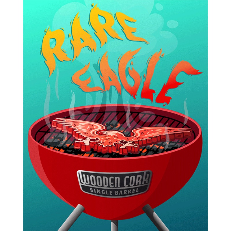 Eagle Rare Rare Eagle Single Barrel Select for Wooden Cork x  Hilltop Liquor