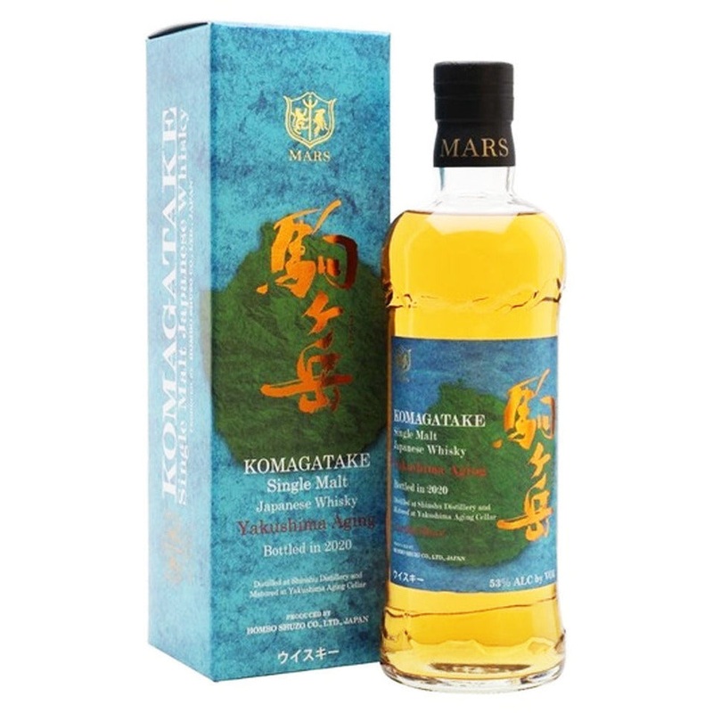 Mars Komagatake Single Malt Japanese Whisky Yakushima Aging Bottled in 2021