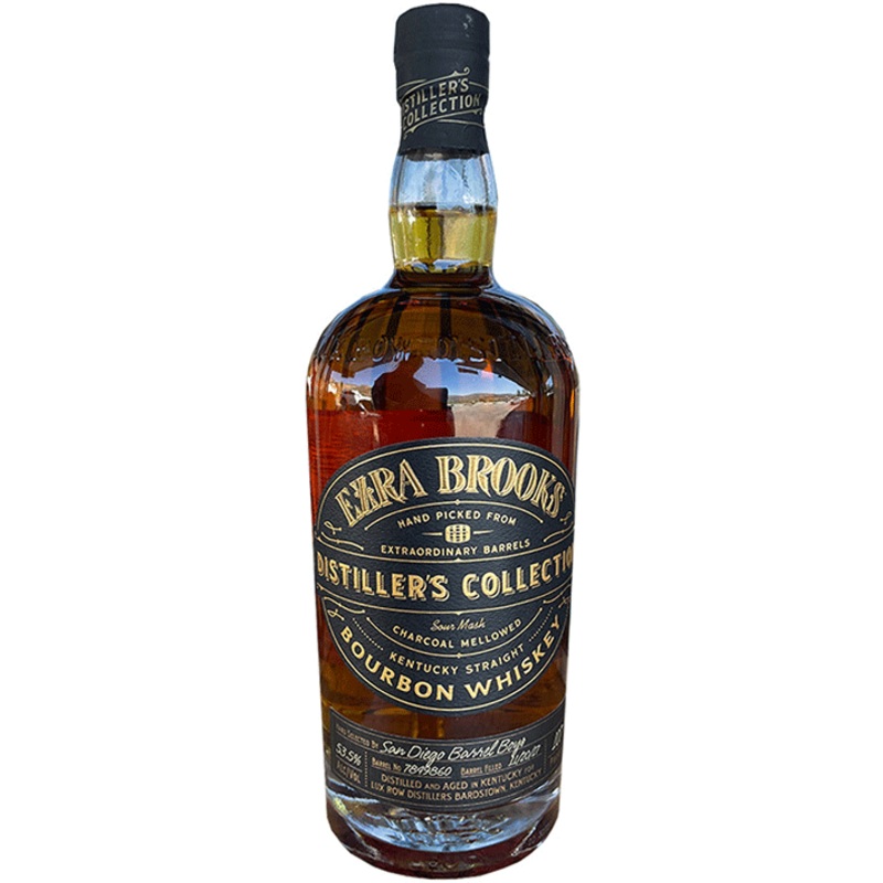 Ezra Brooks Distillers Collection Kentucky Straight Bourbon Whiskey Selected by San Diego Barrel Boys