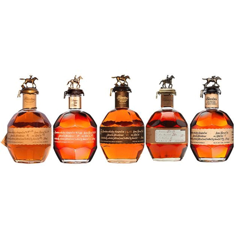 Blanton’s 5 Bottle Lineup Collection Set