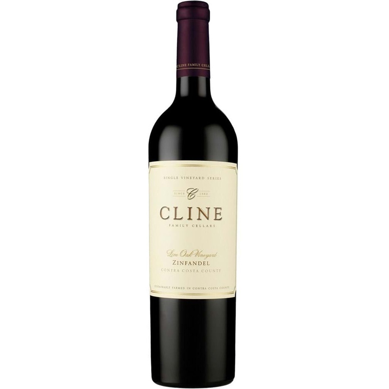 Cline Zinfandel Single Vineyard Series Live Oak Vineyard Contra Costa County