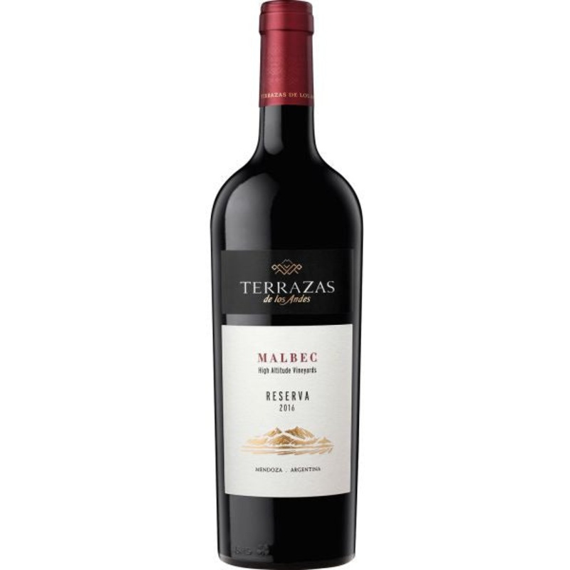Terrazas De Los Andes Malbec Reserva High Altitude Vineyards Mendoza
