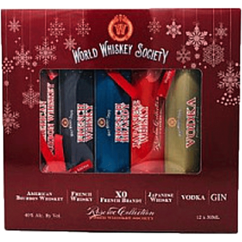 World Whiskey Society Christmas Candy Gift Set 12 Pack 50ml