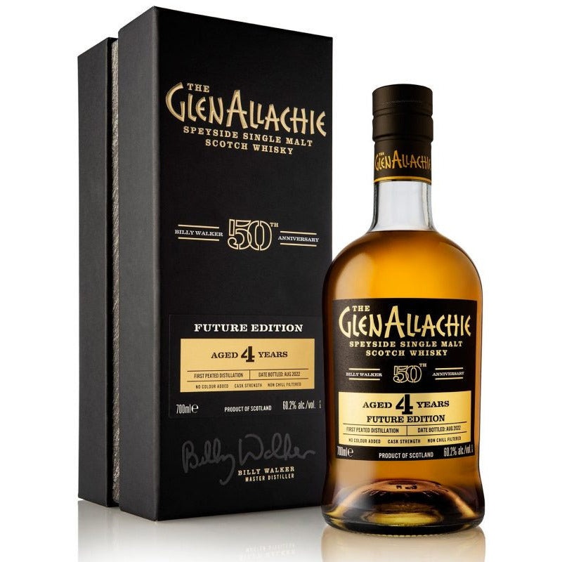 GlenAllachie Billy Walker 50th Anniversary Future Edition Peated 4 Year Old Scotch Whisky