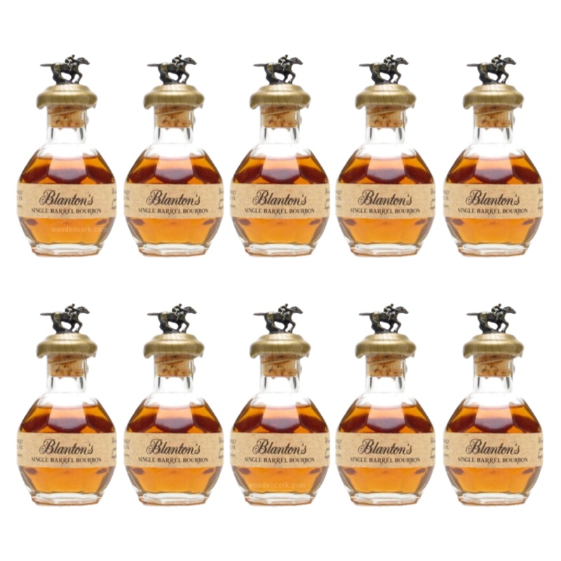 Blanton’s Miniature Bourbon 50ml 10 Pack Shot Bundle
