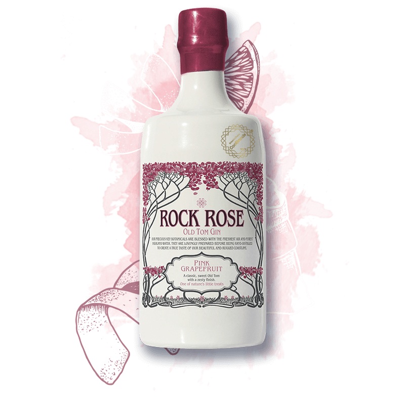 Rock Rose Pink Grapefruit Old Tom Gin