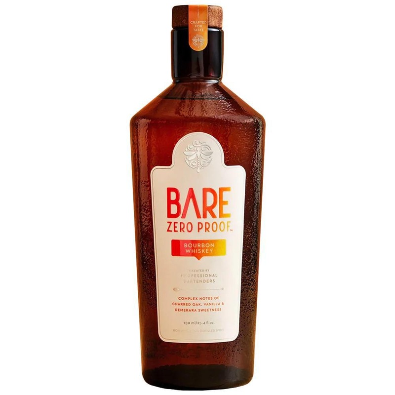 BARE Zero Proof Bourbon Whiskey (750 ml)