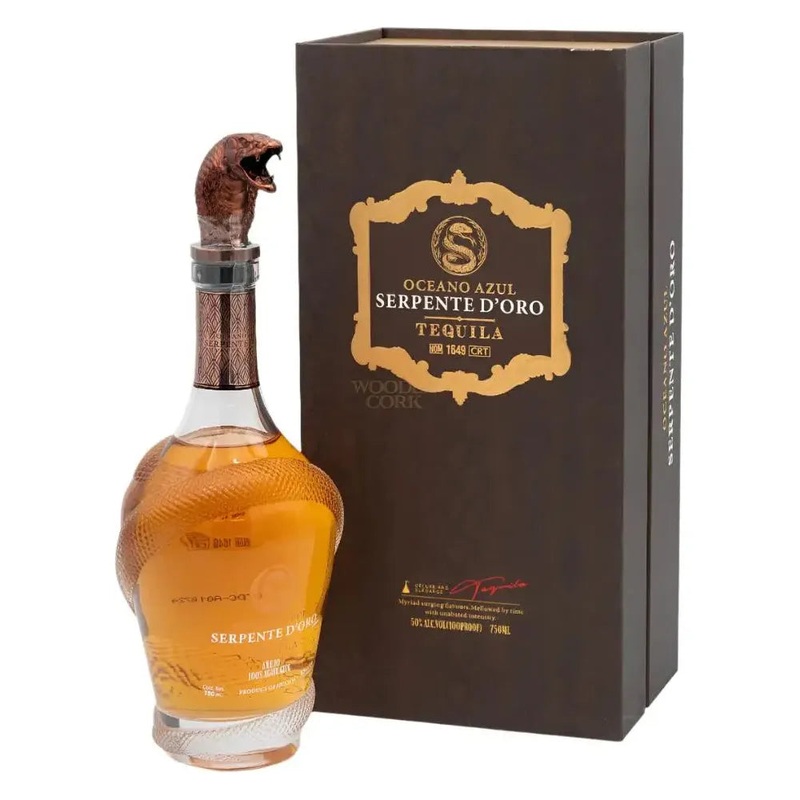 Oceano Azul Serpente D’oro Anejo Tequila 50% 750ml