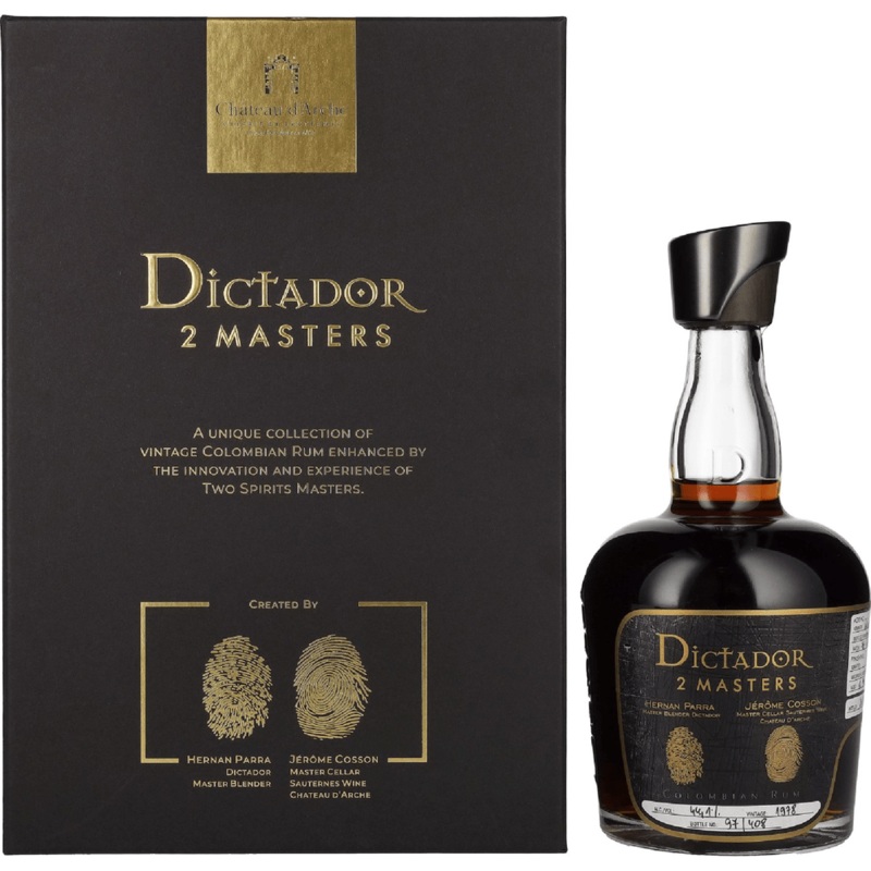Dictador Aged Rum 2 Masters Chateau D’Arche Sauternes
