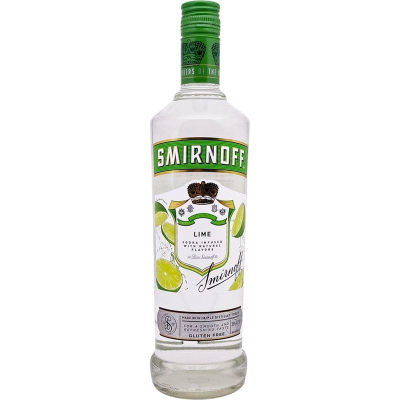 Smirnoff Lime Flavored Vodka|750 ML