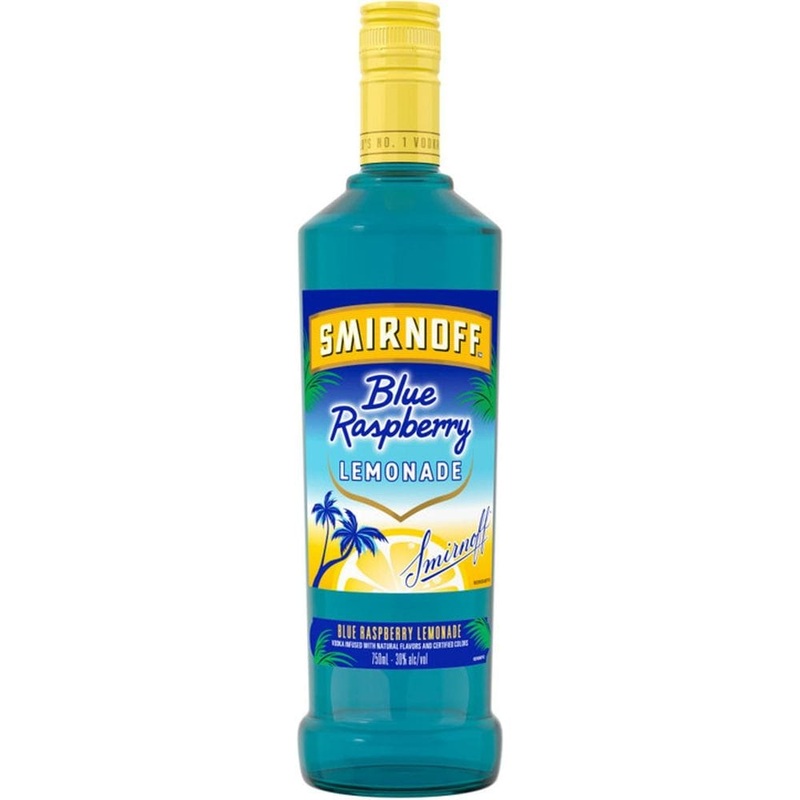 Smirnoff Raspberry Flavored Vodka Blue Raspberry Lemonade
