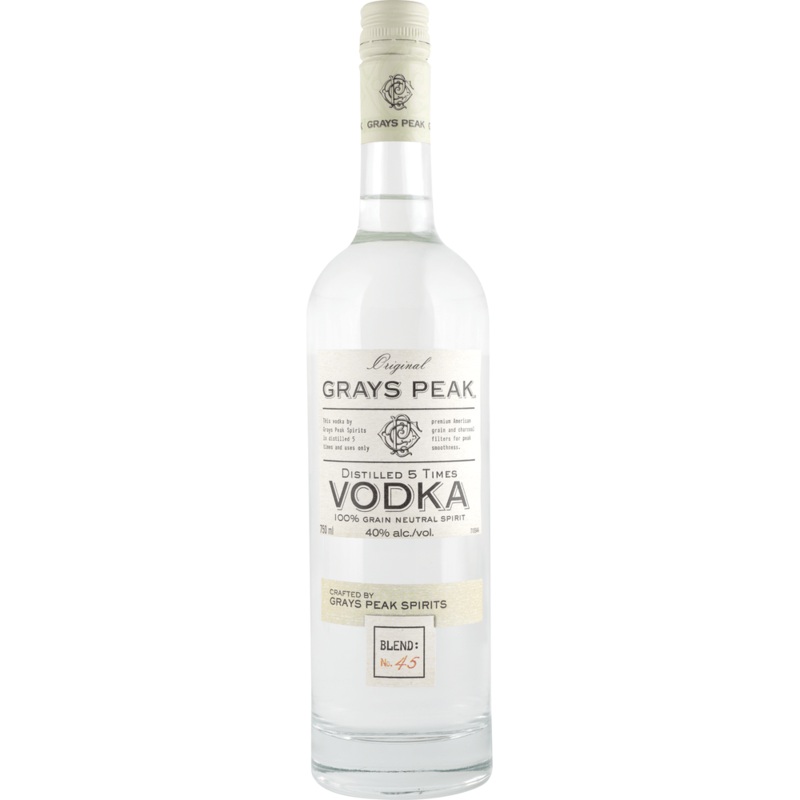 Grays Peak Vodka|750 ML
